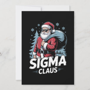 Sigma Claus Santa Sonnenbrille Weihnachten Xmas Ta Einladung