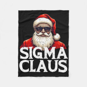 Sigma Claus Weihnachtsmann Lustiges Weihnachten Ri Fleecedecke