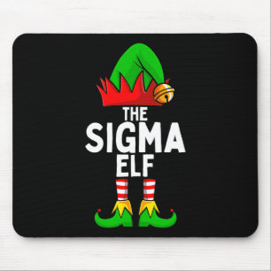 Sigma-Elf passende Familie Weihnachten Lustig Lust Mousepad