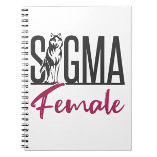 Sigma Female Lone Wolf Notizblock