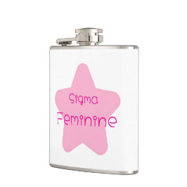 Sigma Feminine Vinyl Wrapped Flask Flachmann