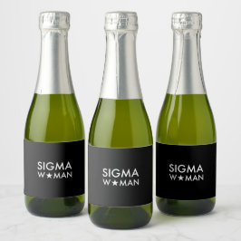 Sigma Frau Mindset Statement Schwarz