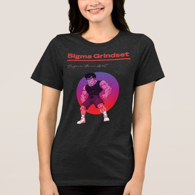 Sigma Grindset Tri-Blend Shirt (Vorderseite)