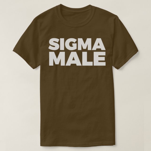 Sigma Male 2 T-Shirt (Design vorne)