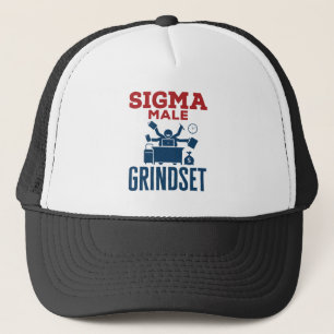 Sigma Male Grindset Hustle Coworker Culture Truckerkappe