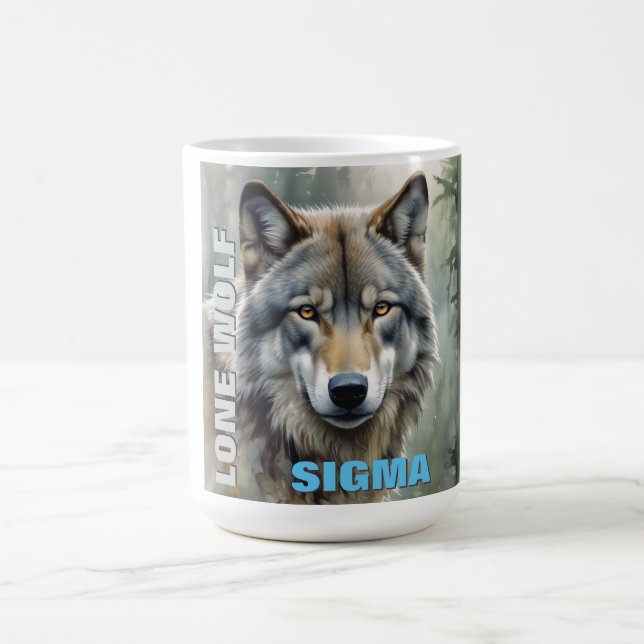 Sigma Male Lone Wolf Kaffeetasse (Mittel)