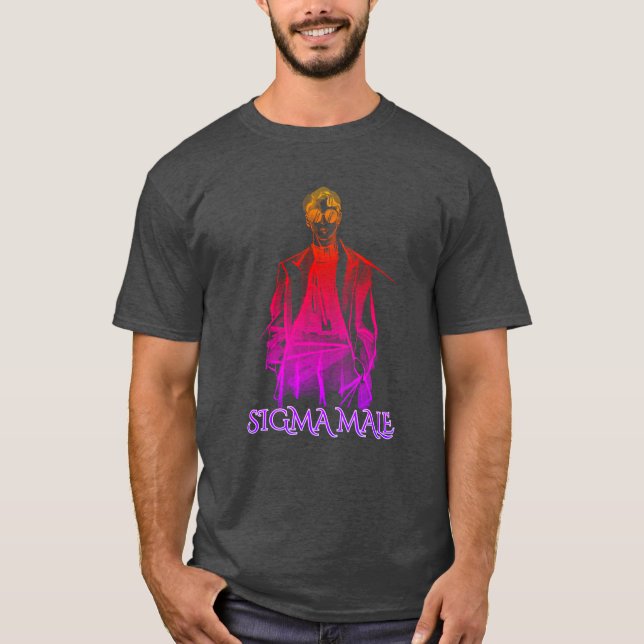 Sigma-Männchen-Hemd T-Shirt (Vorderseite)