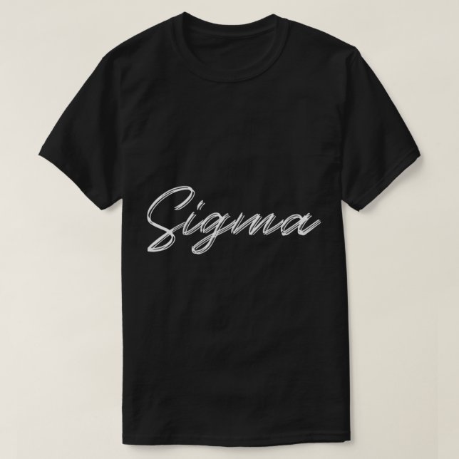 Sigma Sigma Male T-Shirt (Design vorne)