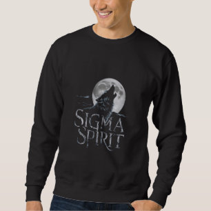 Sigma Spirit Wolf Howling bei Vollmond Mystical Si Sweatshirt