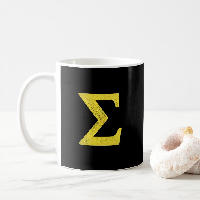 Sigma - Symboles maths Café Mug (Avec donut)