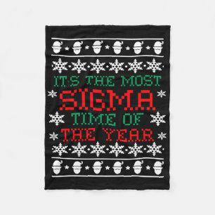 Sigma-Weihnachtshemd hässlichster Sigma-Moment des Fleecedecke