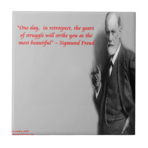 Sigmund Freud Berühmtes "Kampf" Zitat Fliese