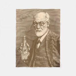 Sigmund Freud Blanket Fleecedecke