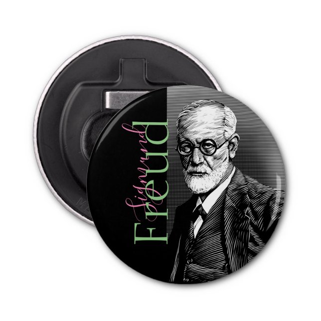 Sigmund Freud Flaschenöffner (Vorderseite)