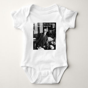 Sigmund Freud in seinem Büro & Lustige Katzen-Zita Baby Strampler