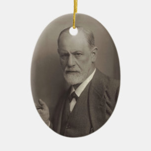 Sigmund Freud Keramik Ornament