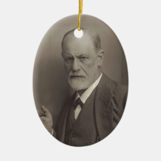 Sigmund Freud Keramik Ornament (Vorne)