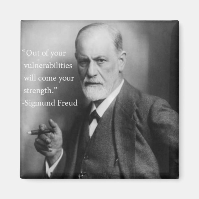 Sigmund Freud Magnet de citation 3 (Devant)