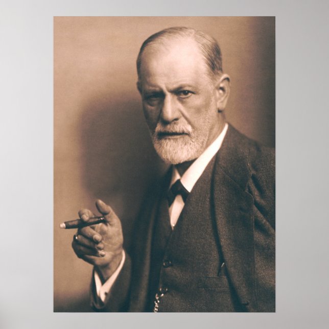 Sigmund Freud mit Cigar Poster (Vorne)
