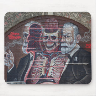Sigmund Freud Street Art Mousepad