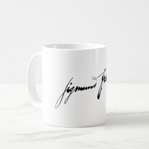 Sigmund Freud Unterschrift Autogramm berühmte Gesc Kaffeetasse
