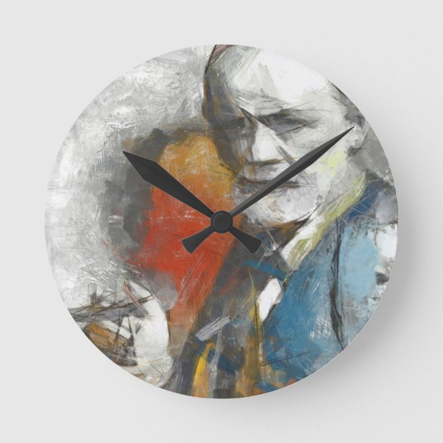 Sigmund Runde Wanduhr (Vorderseite)