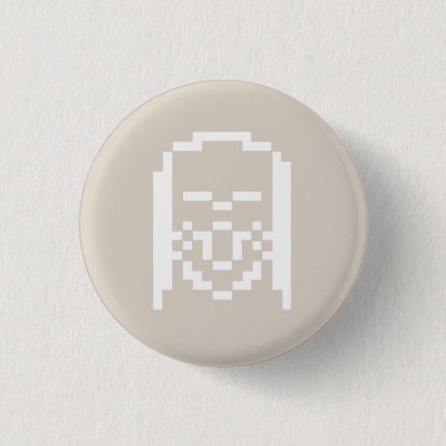 Sigmund, vorderes Logo von 8 Bit Button (Vorderseite)