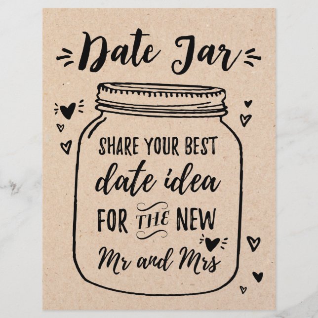 SIGN für das Spiel Date Jar, Bridal & Polterabend (Vorderseite)