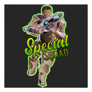 Sign für Special Squad eSport Team Poster