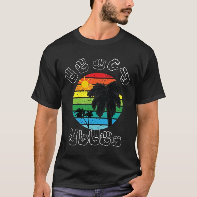 Sign Language Clothes Beach Deaf Awareness Top (Vorderseite)
