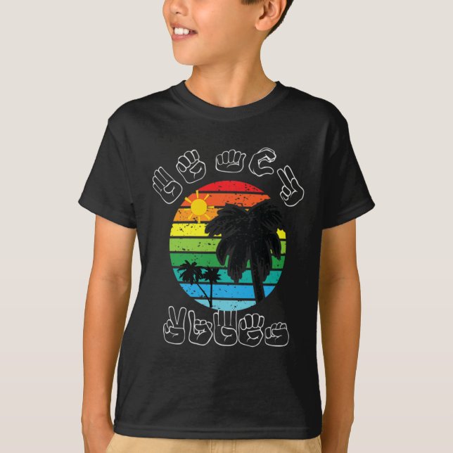 Sign Language Clothes Beach Deaf Awareness Top (Vorderseite)