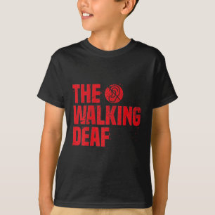 Sign Language Coach Deaf Awareness Geschenk Schwar T-Shirt