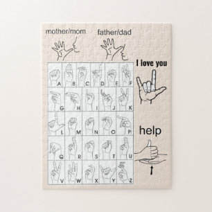 SIGN LANGUAGE-Puzzle