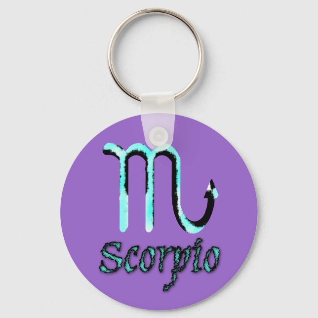 sign.scorpio schlüsselanhänger (Vorderseite)