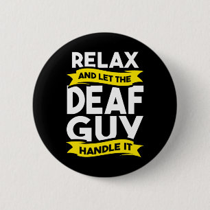 Signage Language Deaf Awareness Anhörung Verlust u Button