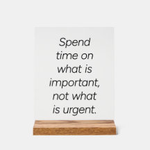 Signal acrylique important