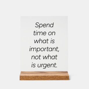 Signal acrylique important