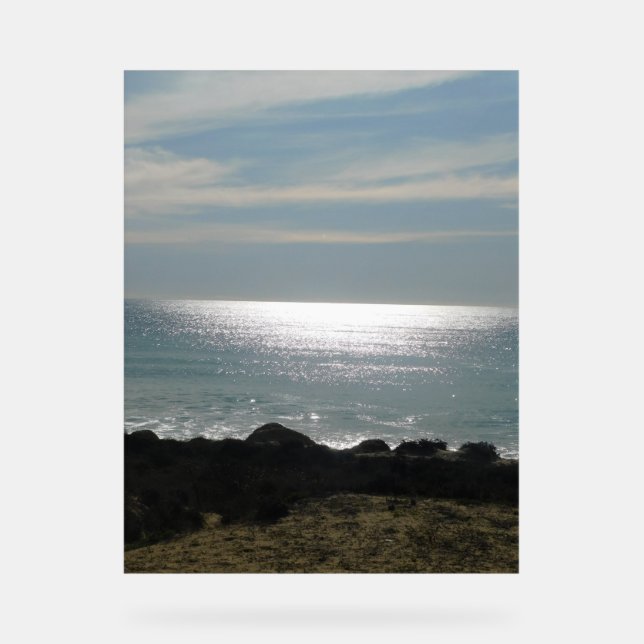 Signal acrylique style de conception vue océan (Recto)