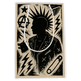 Signal an die Rebellion Geschenkpapier Mittlere Geschenktüte