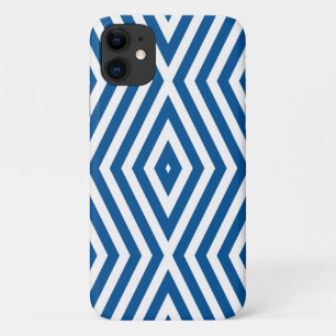 Signal Blue Moods Diamond Chevrons Case-Mate iPhone Hülle