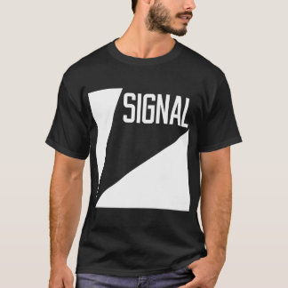 Signal-Comic-T - Shirt - Schwarzes