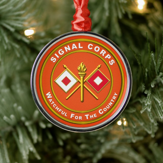 Signal Corps Weihnachten Ornament Aus Metall (Baum)