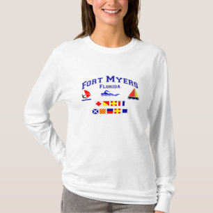 Signal-Flagge Fort Myers FL T-Shirt