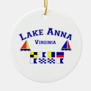 Signal-Flaggen See-Annas VA Keramik Ornament