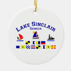 Signal-Flaggen See-Sinclairs GA Keramik Ornament