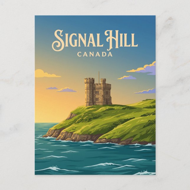 Signal Hill Kanada Postkarte (Vorderseite)