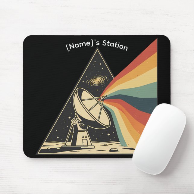 Signal Received - Custom Streamer Station Desk Mat Mousepad (Mit Mouse)