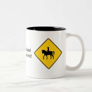 Signal routier - Cheval Rider Mug