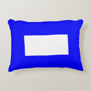 Signalflagge Buchstabe P (Papa) Dekokissen