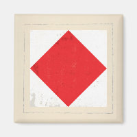 Signalflagge "F" für den Buchstaben